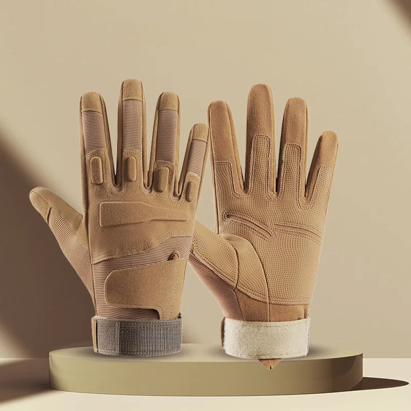 Men’s Full-Finger Tactical Gloves – Breathable, Wear-Resistant, Anti-Slip