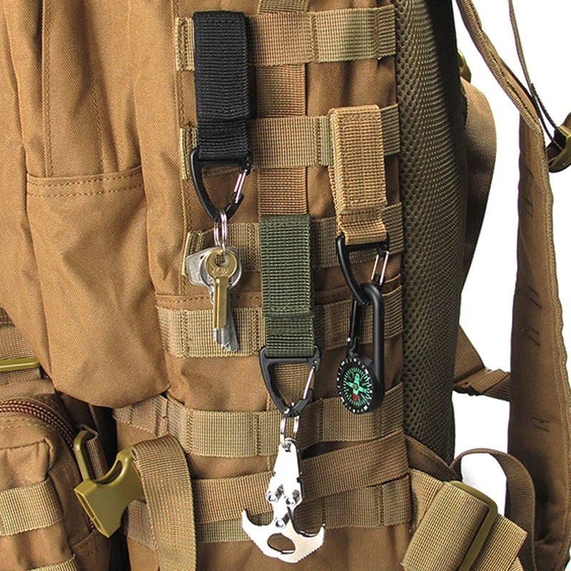 Multi-Purpose Nylon Glove & Gear Hook – Safety Clip for Outdoor Use