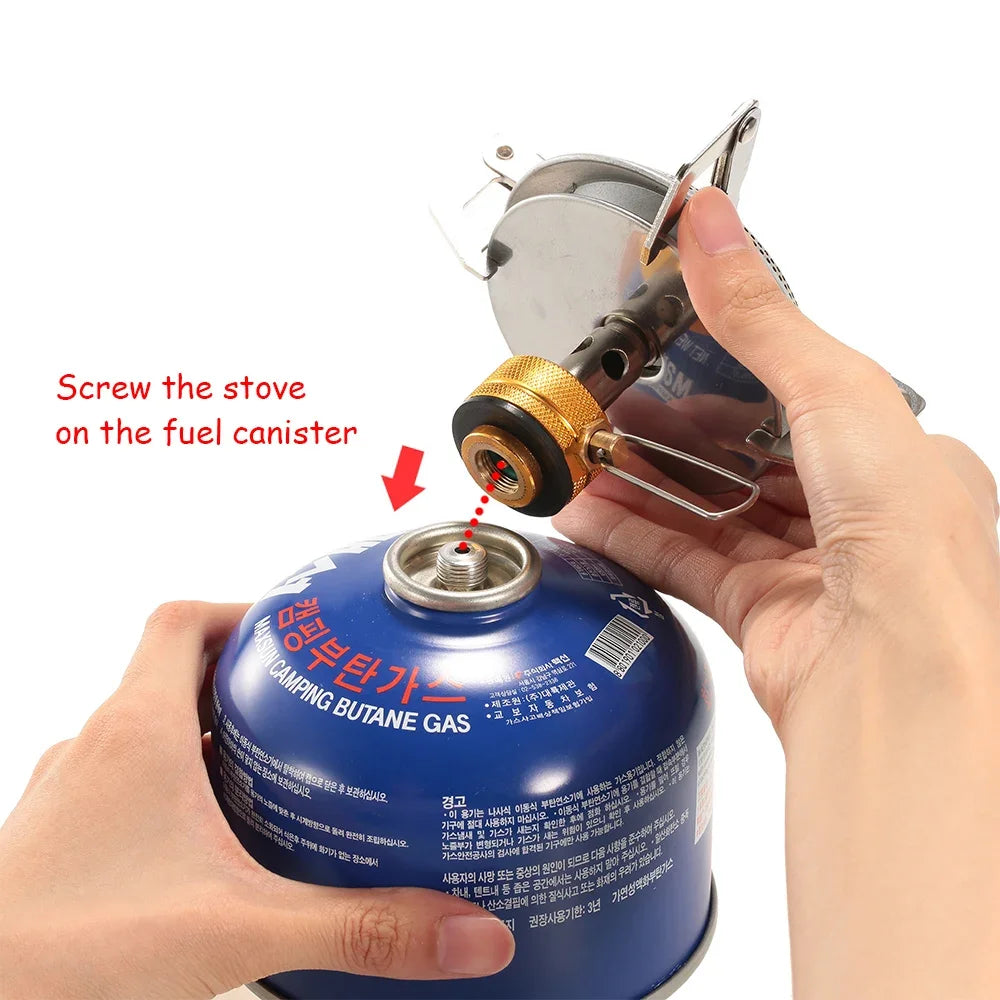 Ultralight Portable Camping Gas Stove – Hiking & Backpacking Burner