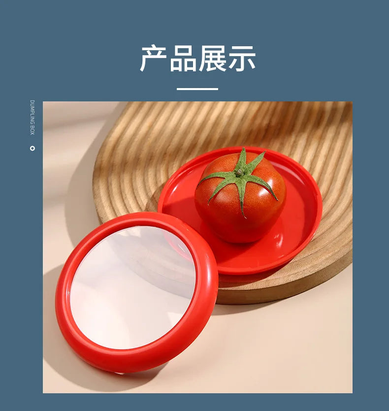 Silicone Food Storage Box – Stackable Leak-Proof Fruit & Vegetable Keeper