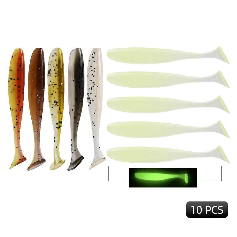 MEREDITH Easy Shiner Soft Fishing Lures – 50-100mm
