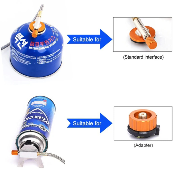 Camping Gas Stove – Portable Folding Backpacking Stove 3500W for Cooking, Hiking & Picnic