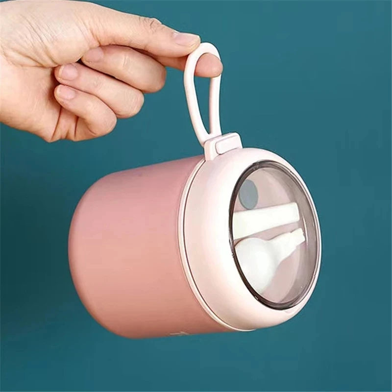 Stainless Steel Vacuum Soup & Lunch Box – Insulated Thermal Food Jar with Spoon