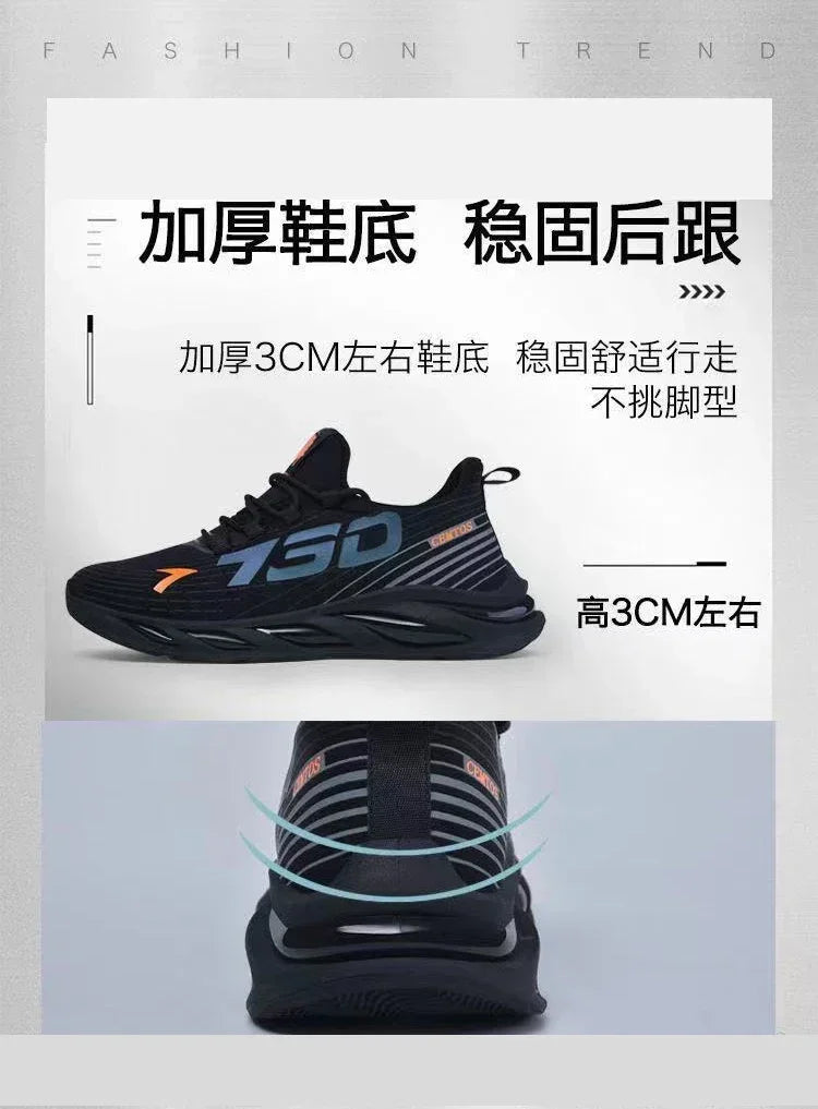 2025 Men’s Casual Sneakers – Slip-On Breathable Running & Walking Shoes