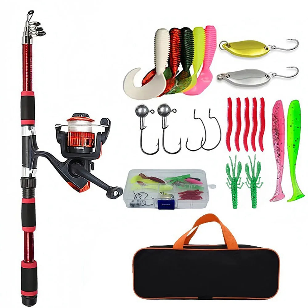 Telescopic Fishing Rod & Reel Kit