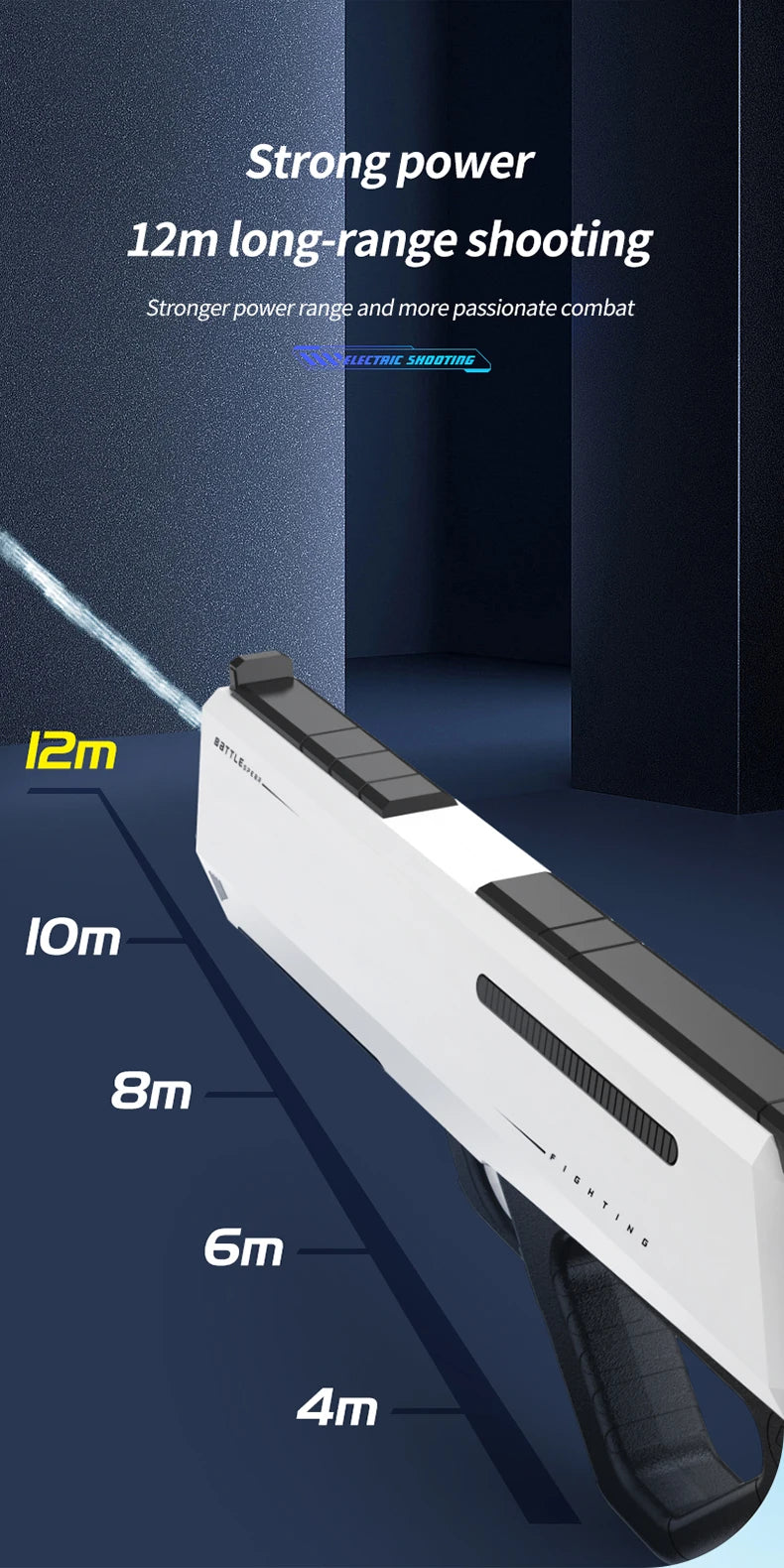 Electric High-Pressure Water Gun – Kids Summer Outdoor Toy