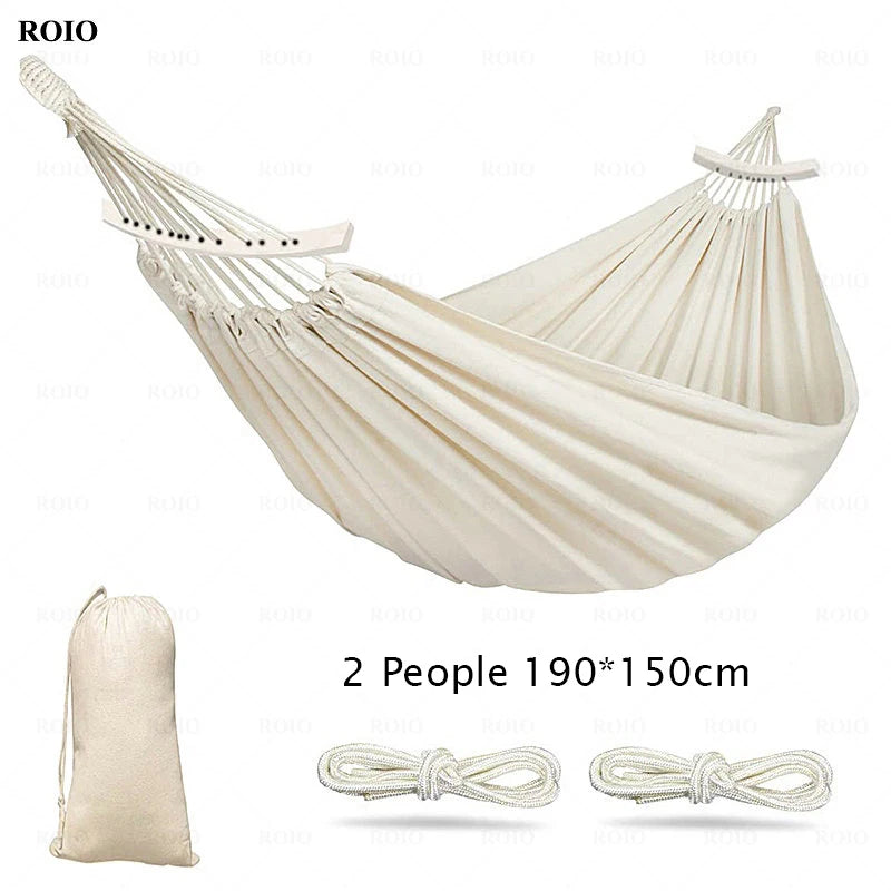 1-2 Person Portable Camping Hammock – Travel, Beach & Outdoor Hanging Bed