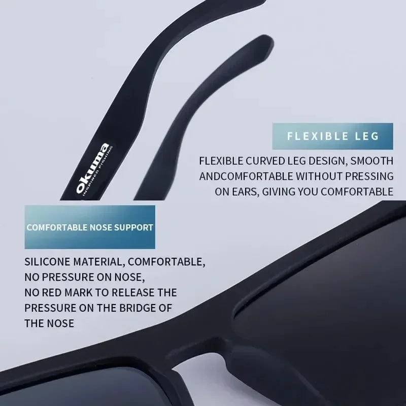 Okuma Polarized Sunglasses UV400 – Unisex Outdoor Sunglasses for Hunting, Fishing & Sports