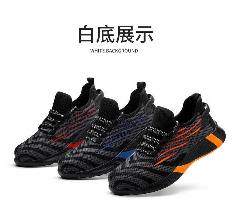 Men’s Safety Work Shoes – Lightweight, Anti-Puncture, Indestructible Boots