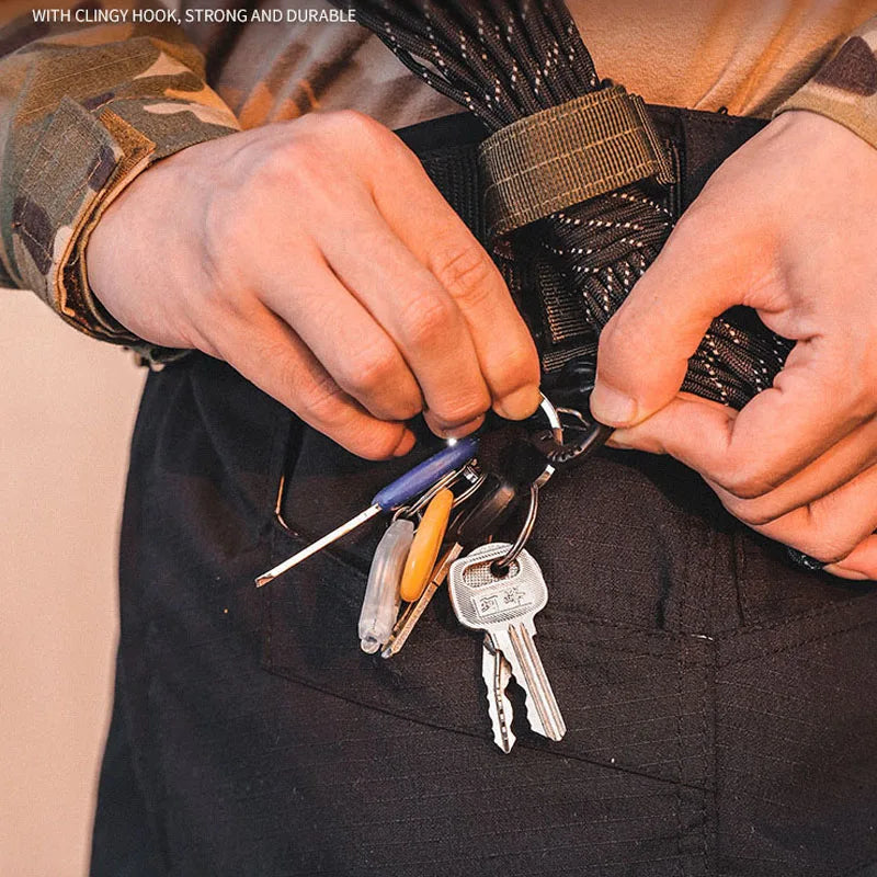 Multi-Purpose Nylon Glove & Gear Hook – Safety Clip for Outdoor Use