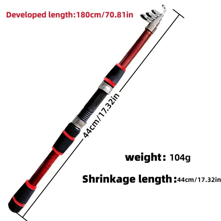 Telescopic Fishing Rod & Reel Kit