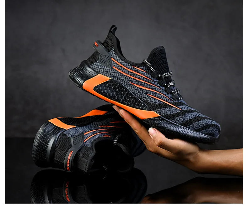 Men’s Safety Work Shoes – Lightweight, Anti-Puncture, Indestructible Boots