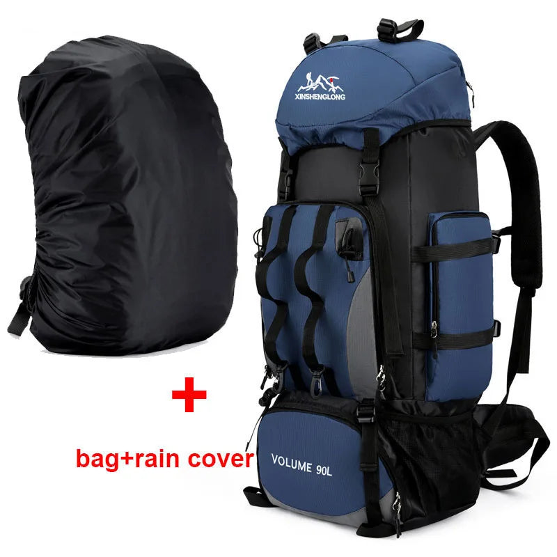 90L Waterproof Hiking Backpack – Large Capacity Trekking & Camping Rucksack